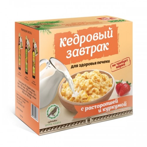 Купить Завтрак кедровый для здоровья печени с расторопшей и куркумой  г. Воронеж  