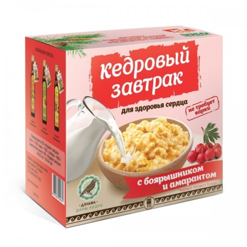 Купить Завтрак кедровый для здоровья сердца с боярышником и амарантом  г. Воронеж  